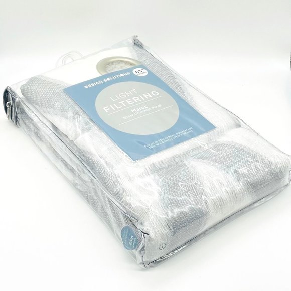 Design Solutions Maroc Light Filtering Sheer Grommet Panel - Picture 5 of 5